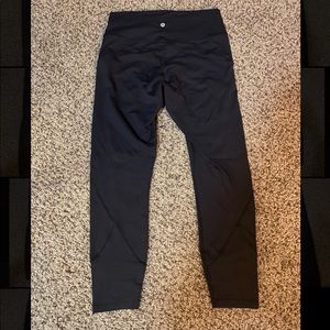 Black Lululemon In-Movement Leggings Size 10